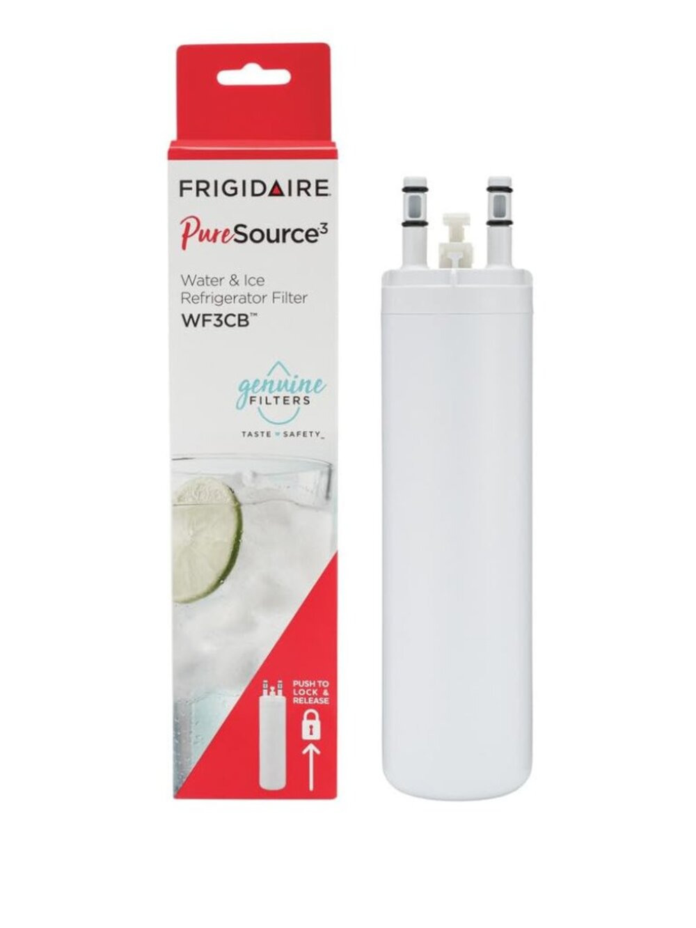Frigidaire WF3CB Puresource3 Refrigerator Water Filter, White, 1 Count (Pack of